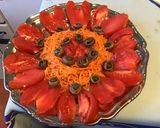Une image de l'étape 7 de Salade de tomates et carottes aux anchois et câpres sauce agrumes.