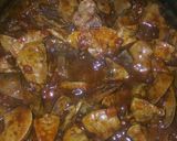 A picture of step 3 of Liver stew and onion rice.