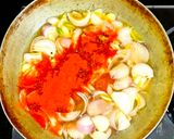 A picture of step 5 of Shahi Paneer.
