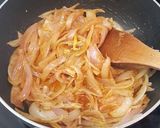 A picture of step 6 of Chicken Escabeche.