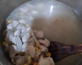 Foto langkah ke 3 dari resep Sup asparagus ayam telur kocok.