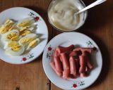 Foto langkah ke 3 dari resep Risol Mayo isi sossis dan telur.