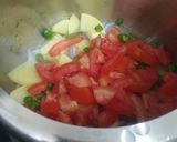 A picture of step 1 of Tomato sauce seviya.