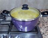 Foto del paso 14 de la receta Alubias pintas con acelgas y brotes verdes de cebolletas tiernas