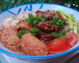 Hình bước làm 5 của món Bánh đa cá diếc