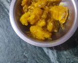 A picture of step 6 of Brinjal ka bharta.