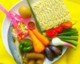 A picture of step 1 of My Oshuprapra Noodles special.