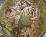 A picture of step 1 of Lamb Curry.