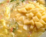 Foto langkah ke 6 dari resep Sayur Kentang Tempe Kuning.