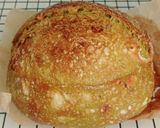 Foto langkah ke 23 dari resep Pandan Chili Flakes Cheese Sourdough Bread (Open Bake Method).