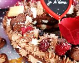 Une image de l'étape 12 de Gâteau croquant coeur chocolat saint Valentin #cuisineravecamour.