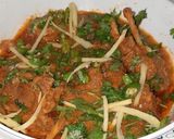 A picture of step 4 of Mutton karahi😋😋.