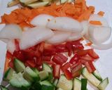 Foto del paso 1 de la receta: Salteado de verduras con fideos