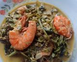 Foto langkah ke 6 dari resep Gulai Paku jo Udang a.k.a gulai pakis.