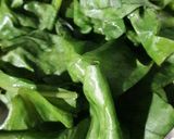 A picture of step 4 of Spinach and Cucumber Savory Pancake.