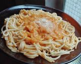 Foto del paso 3 de la receta: Fideos con salsa de calabaza cremosa 😍