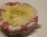A picture of step 3 of Fluffy's jacket potato.