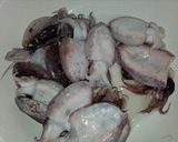 Foto langkah ke 1 dari resep Tumis Cumi hitam/ikan nos.