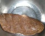 A picture of step 3 of Parle G Chocolate ladoo.
