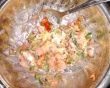 A picture of step 2 of Veg mayonnaise sandwich.