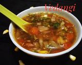 A picture of step 5 of Mix Veg Soup.