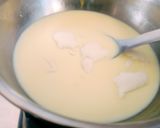 A picture of step 3 of New instant custard Malai cake for Holi festival.