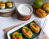 Foto langkah ke 6 dari resep Manggo Sticky Rice Sushi.
