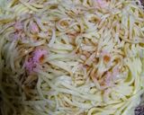 Gambar langkah 1 resipi Mi Sanggul Goreng Chinese Style (Chicken Chow Mein).