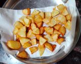 A picture of step 1 of Aloo Chaat.