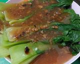 Foto langkah ke 4 dari resep Pakchoy Siram Bumbu Bawang Putih Saus Tiram.