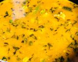 A picture of step 4 of Mutton tahari in my style.
