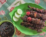 Foto langkah ke 5 dari resep Sate saikoro sapi.