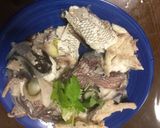 A picture of step 12 of Japanese Red Snapper Soup Noodle.