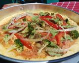 Foto langkah ke 11 dari resep Pizza Singkong sehat gluten free tanpa oven.