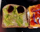 A picture of step 3 of My So Tasty Cheese,Avocdo & Corned Beef Sandwich. 😋.