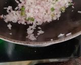A picture of step 1 of Suji roll.