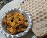 عکس مرحله 1 از دستور خوراک قارچ و مرغ (رژیمی)