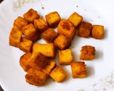 A picture of step 2 of Chilli paneer.