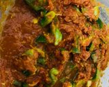 A picture of step 4 of Kadhai Paneer.