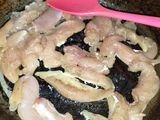 الدجاج بالكريمة - Poulet a la crème