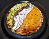 A picture of step 9 of Vegan Pumpkin pie.