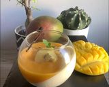 Une image de l'étape 6 de 🎄Panna 🥛cotta🥭 mangue 🍈kaki🍧 coco🥥.