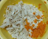 Foto langkah ke 2 dari resep Botok Tahu Jamur Telur Asin.