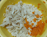 Foto langkah ke 2 dari resep Botok Tahu Jamur Telur Asin.