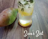 A picture of step 3 of Raw Mango Mocktail.