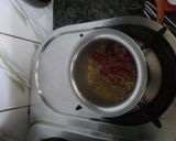A picture of step 3 of Handvo (In microwave).