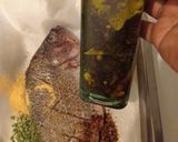 Une image de l'étape 1 de Couscous de manioc accompagné de poisson fourré.