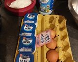 Une image de l'étape 1 de Pancakes jambon et comté.