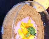 A picture of step 4 of Mango trifle delight.
