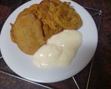 Foto del paso 5 de la receta: Buñuelos de calabaza asada y castañas con natillas
